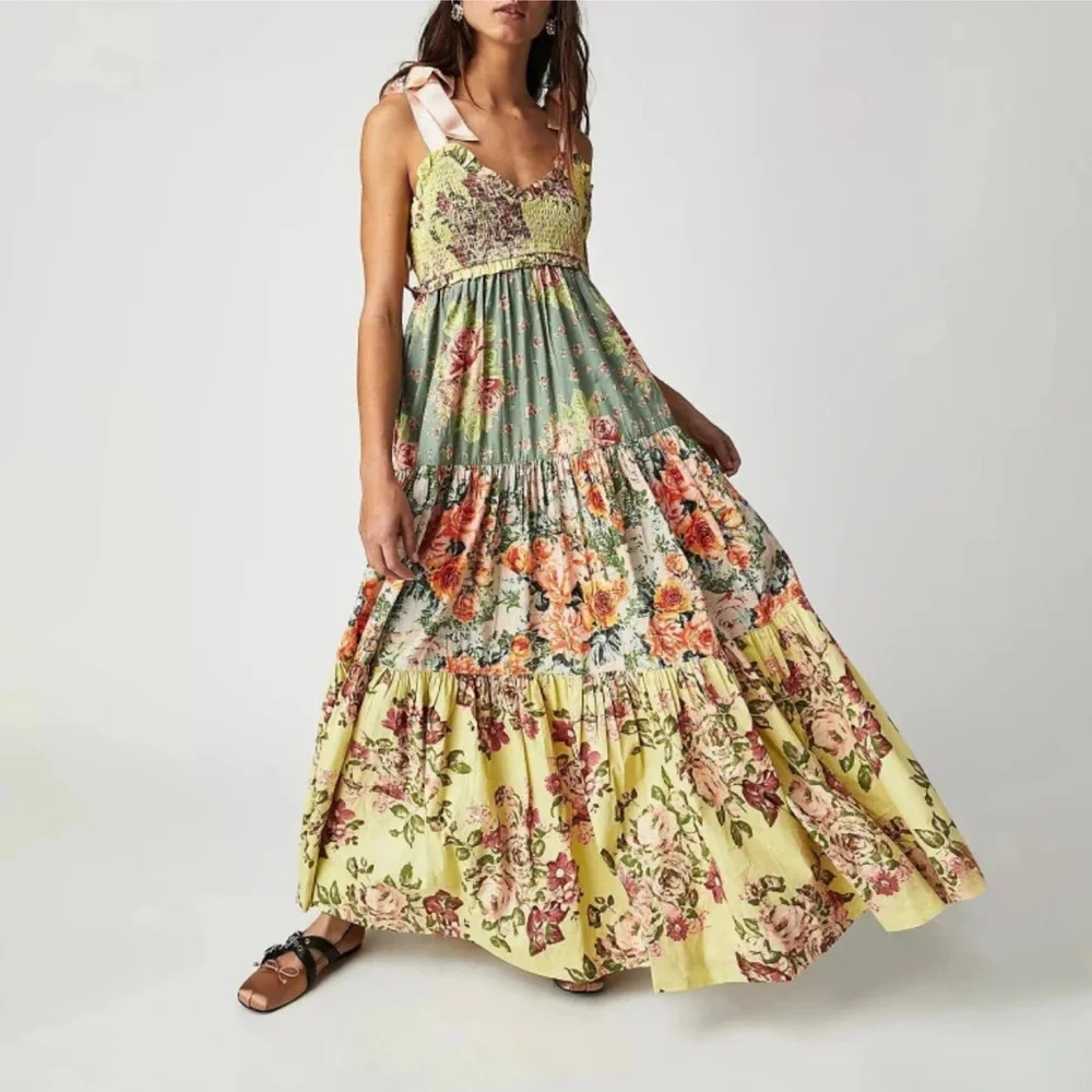 Free People Bluebell Tiered Maxi Dress